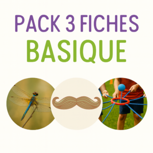 Pack 3 fiches d’activités – Niveau basique